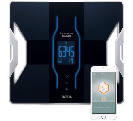 TANITA - RD 953 inteligentní osobní váha s tělesnou analýzou a připojením Bluetooth - barva černá
