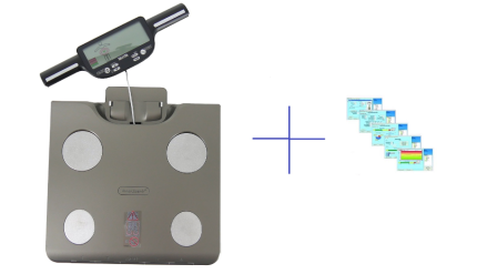 TANITA - BC 601 osobní digitální váha se slotem pro SD kartu a segmentální analýzou + software GMON pro BC a UM